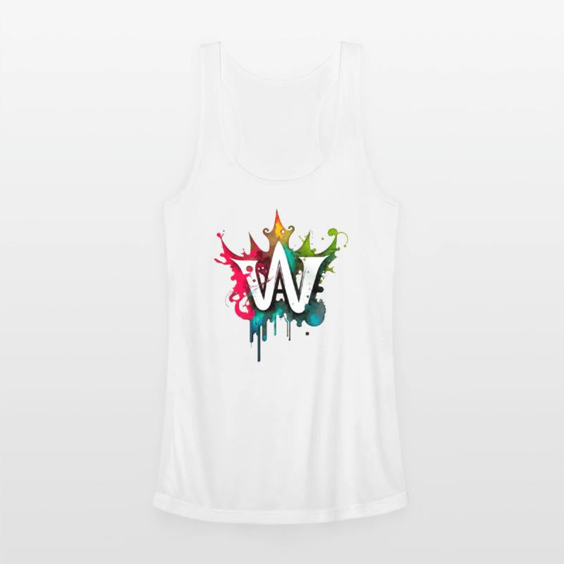 "W" Graffiti Initial Letter with 👑