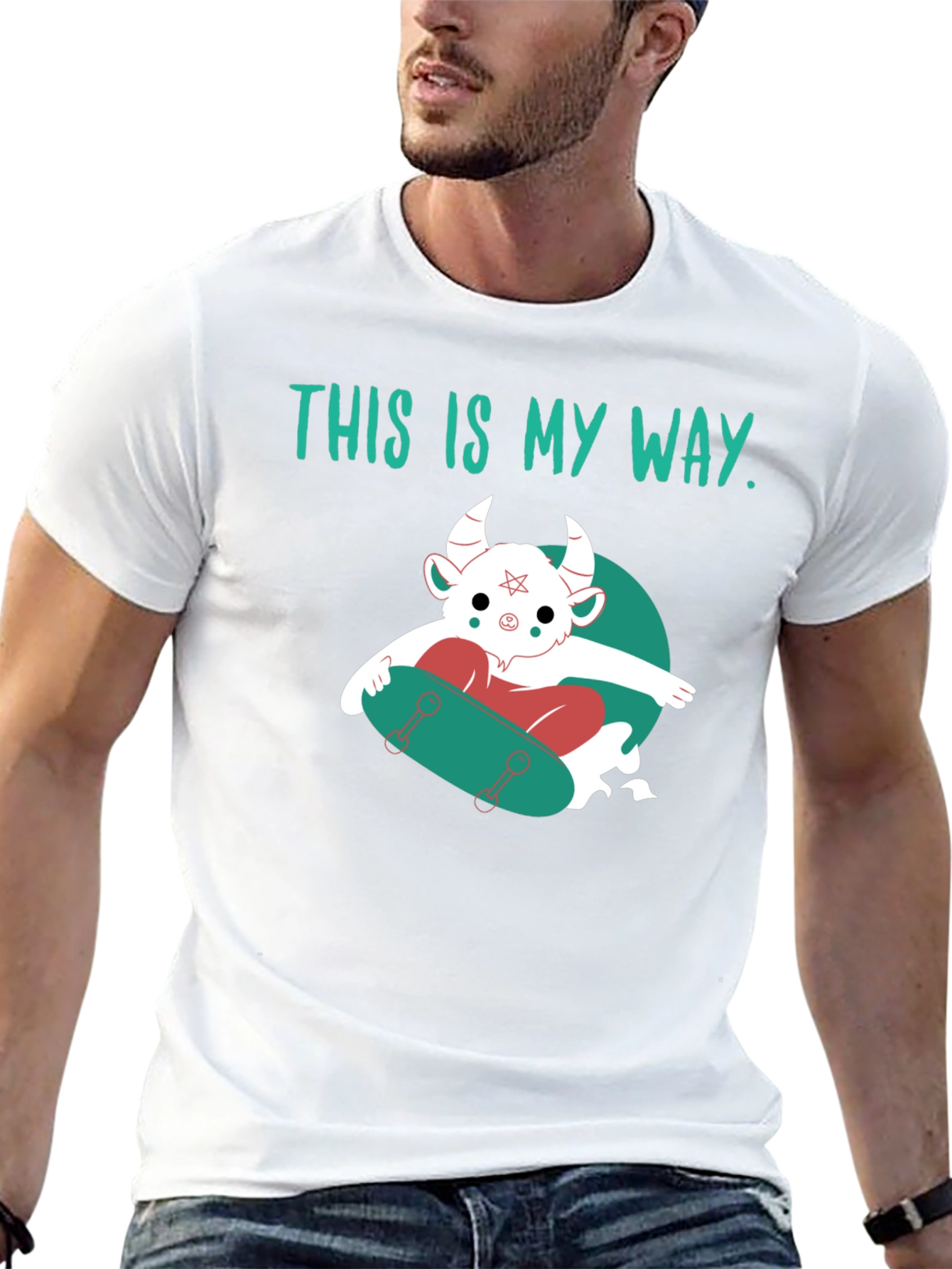 Skateboarding Satan T-Shirt: This Is My Way