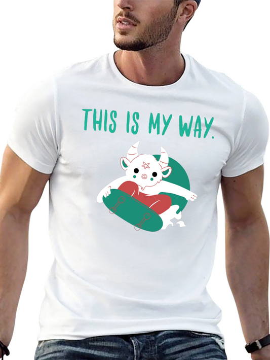 Skateboarding Satan T-Shirt: This Is My Way