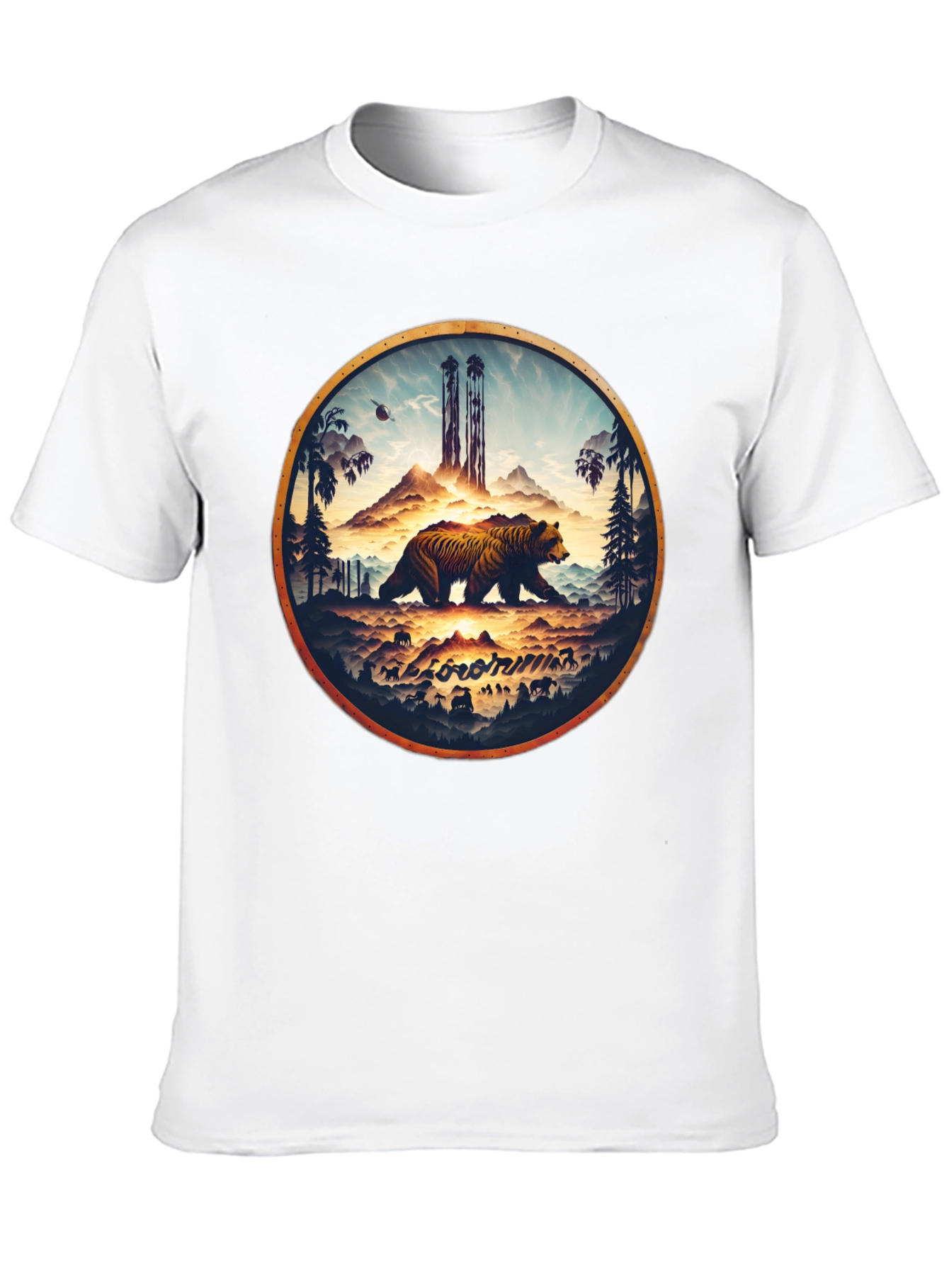 California Bear Graphic T-Shirt