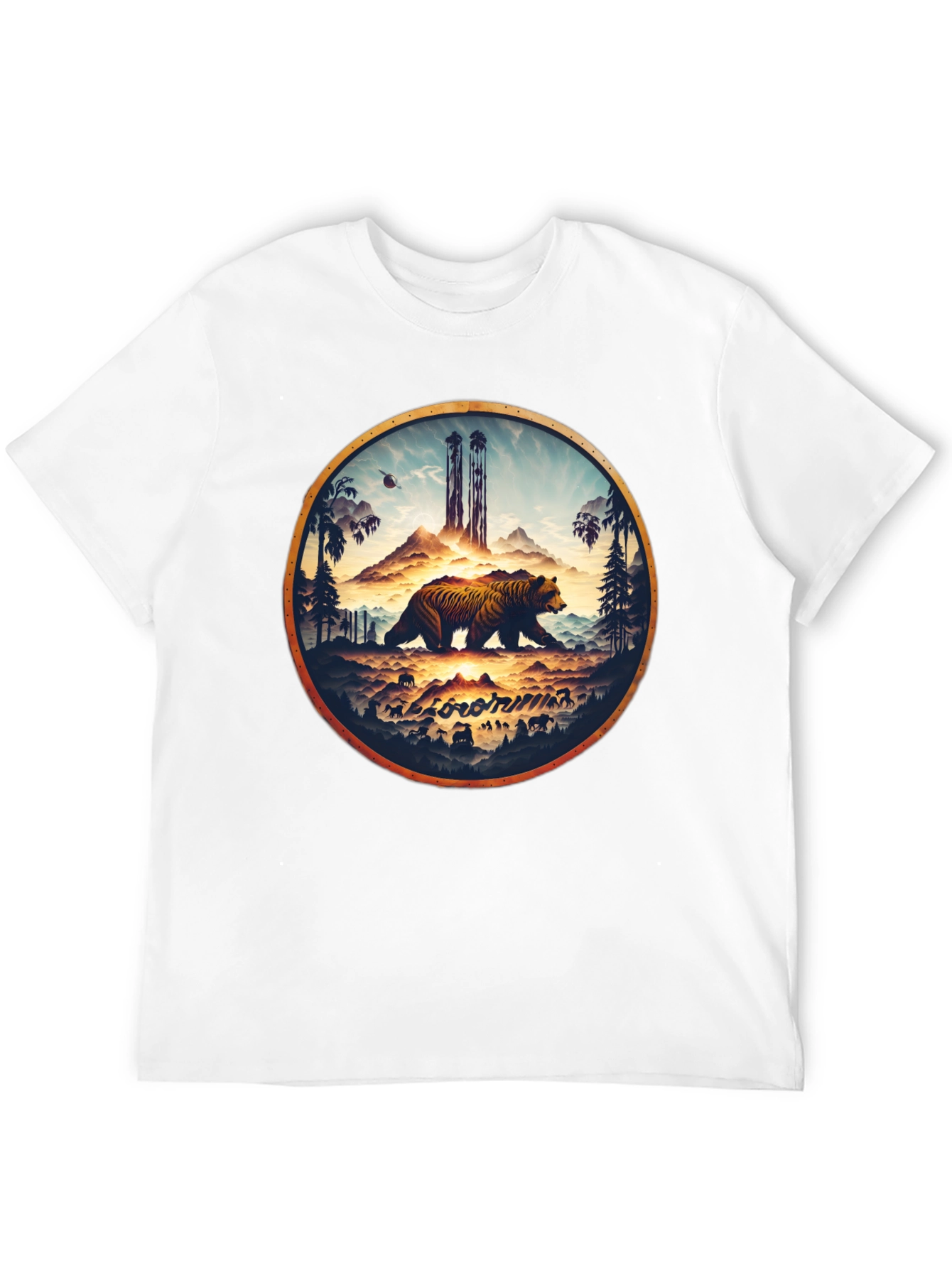 California Bear Graphic T-Shirt