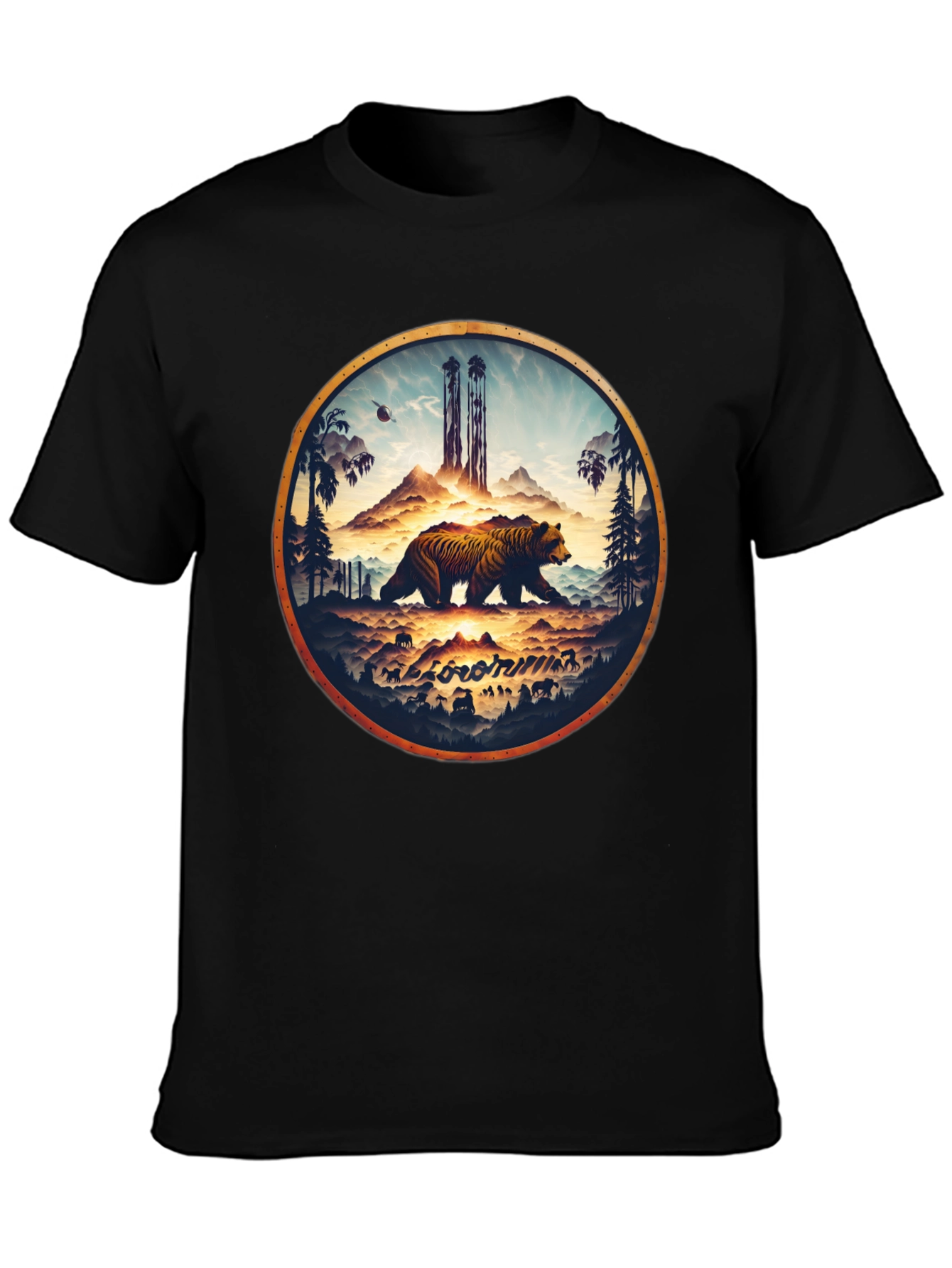 California Bear Graphic T-Shirt