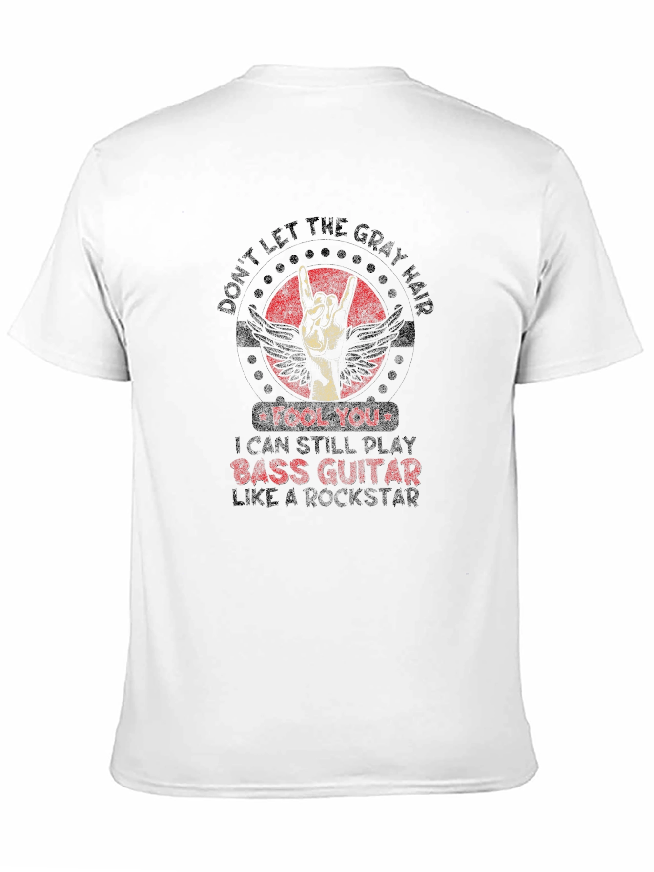 Bass Guitar Rockstar Graphic Tee