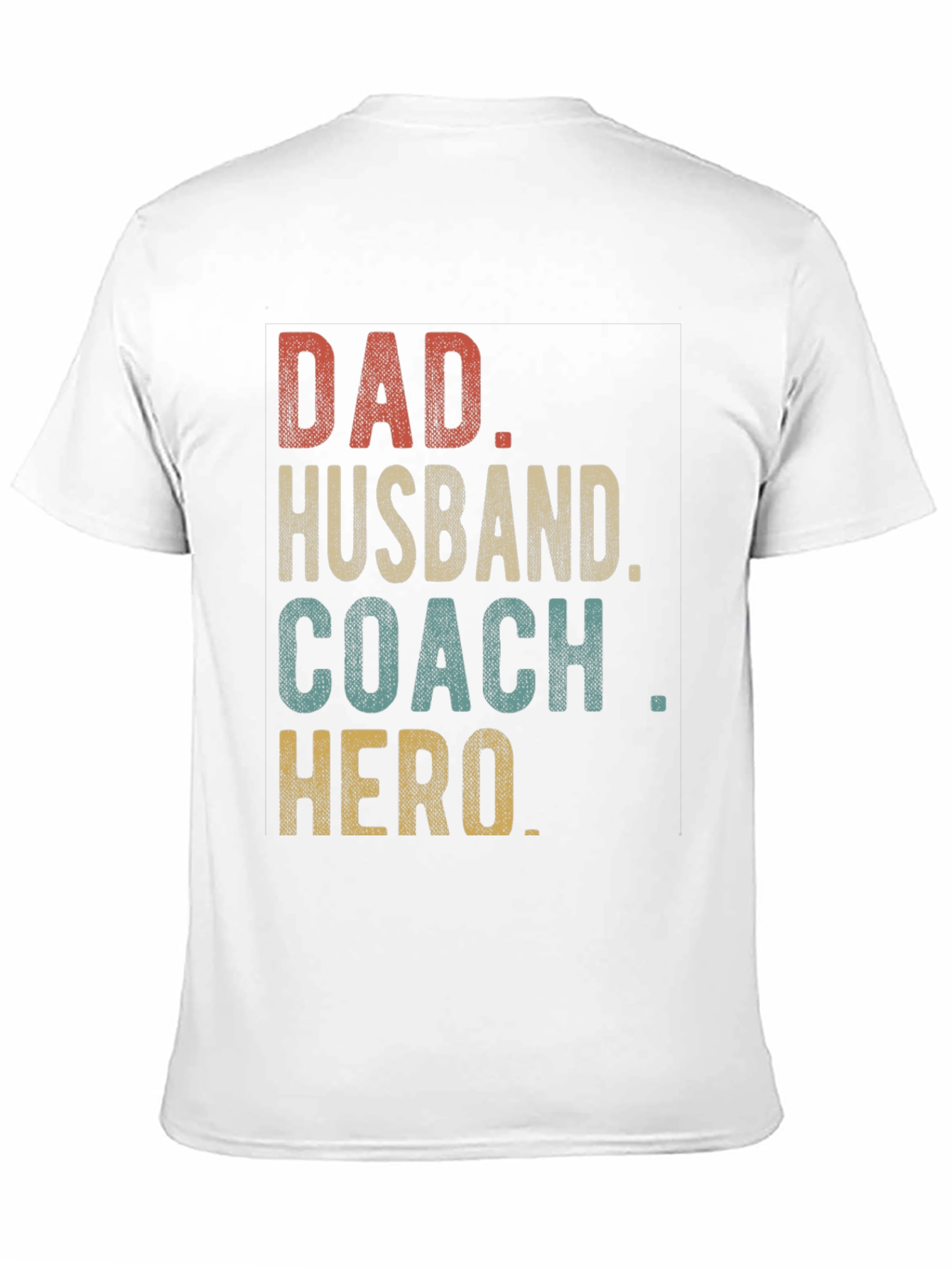 Dad Husband Coach Hero Graphic Tee