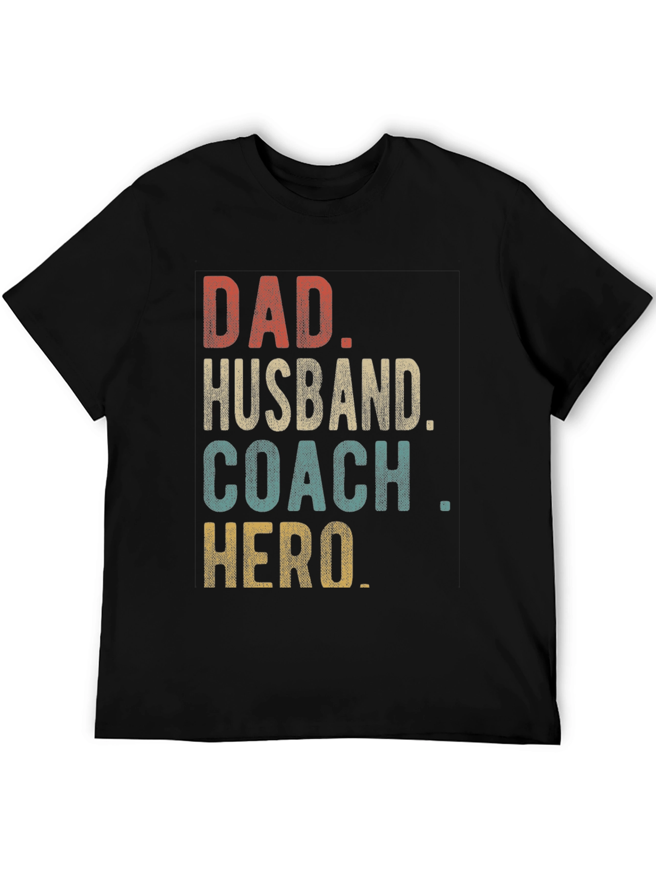 Dad Husband Coach Hero Graphic Tee