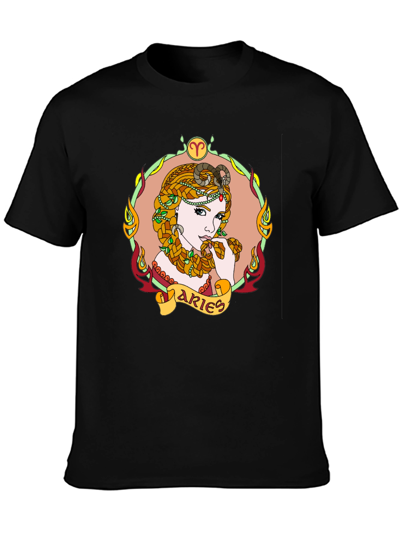 Aries Zodiac Sign Graphic Tee