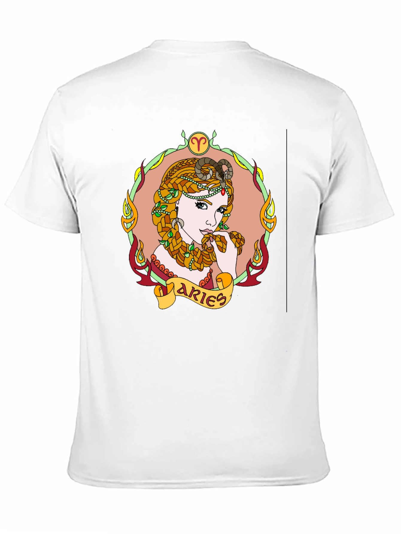 Aries Zodiac Sign Graphic Tee