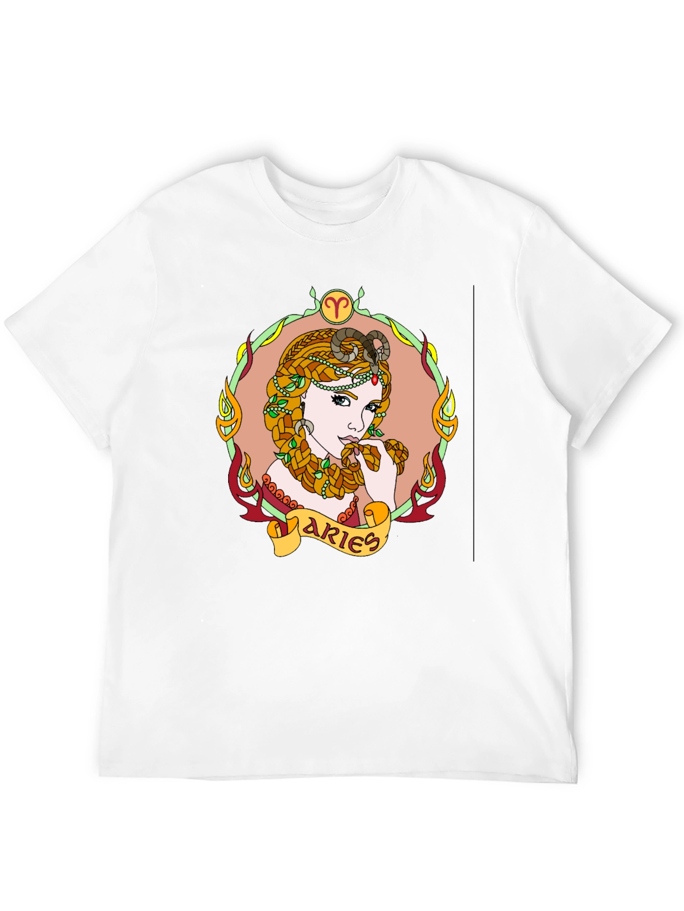 Aries Zodiac Sign Graphic Tee