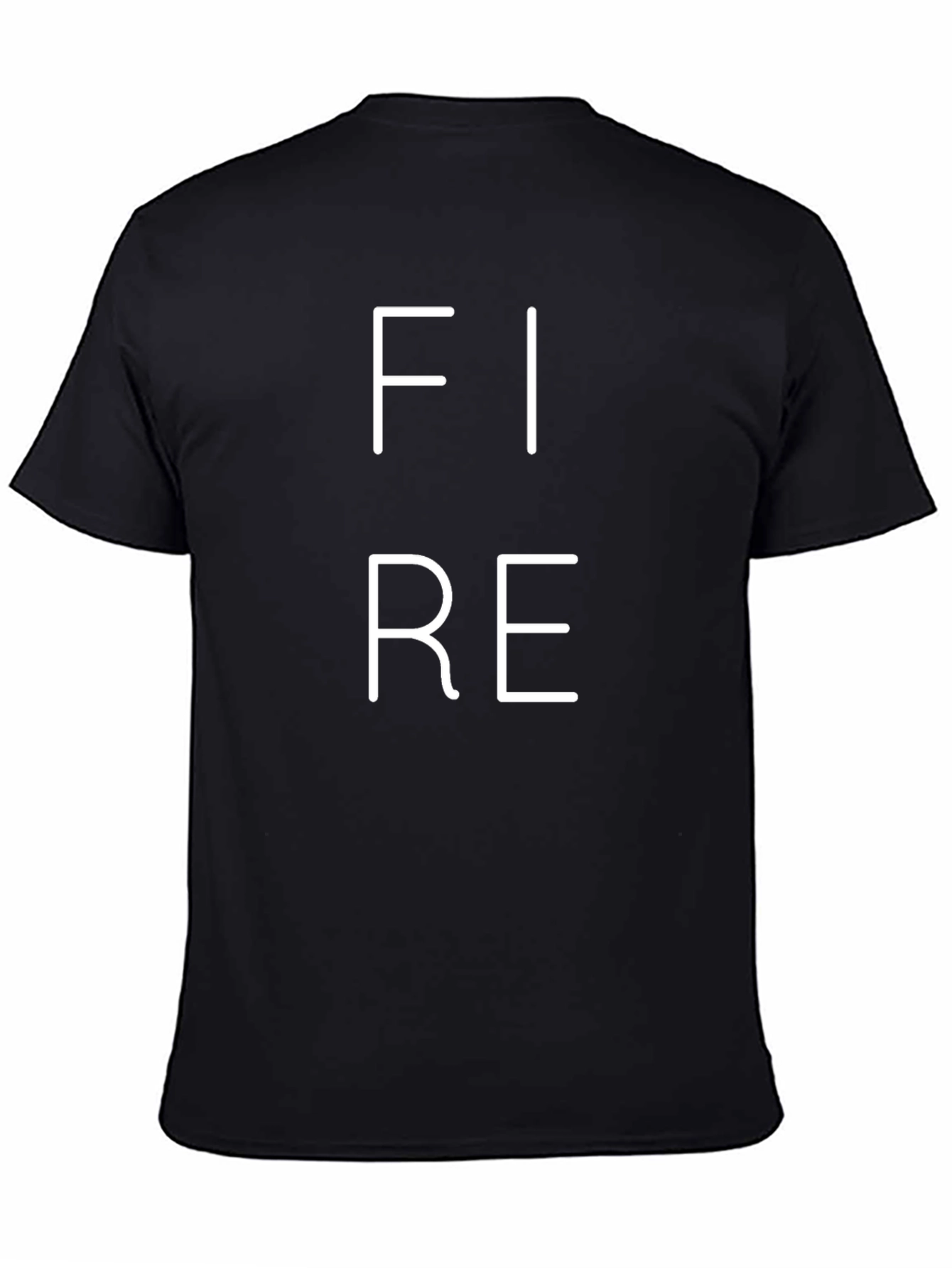 Fire T-Shirt - Bold Graphic Tee - Menswear