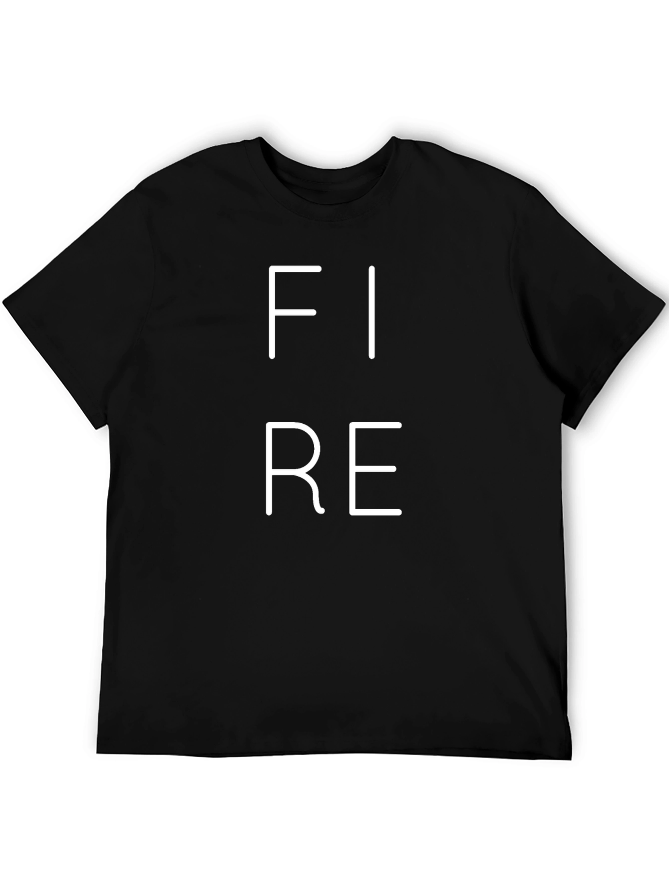 Fire T-Shirt - Bold Graphic Tee - Menswear