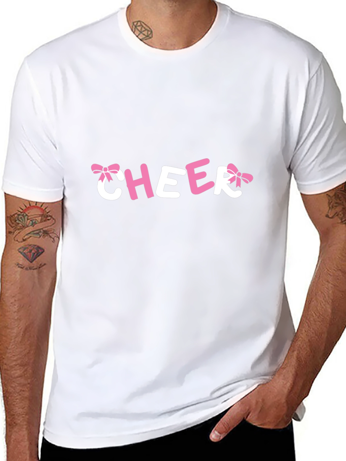 Cheer Bow T-Shirt - Fun & Stylish Top