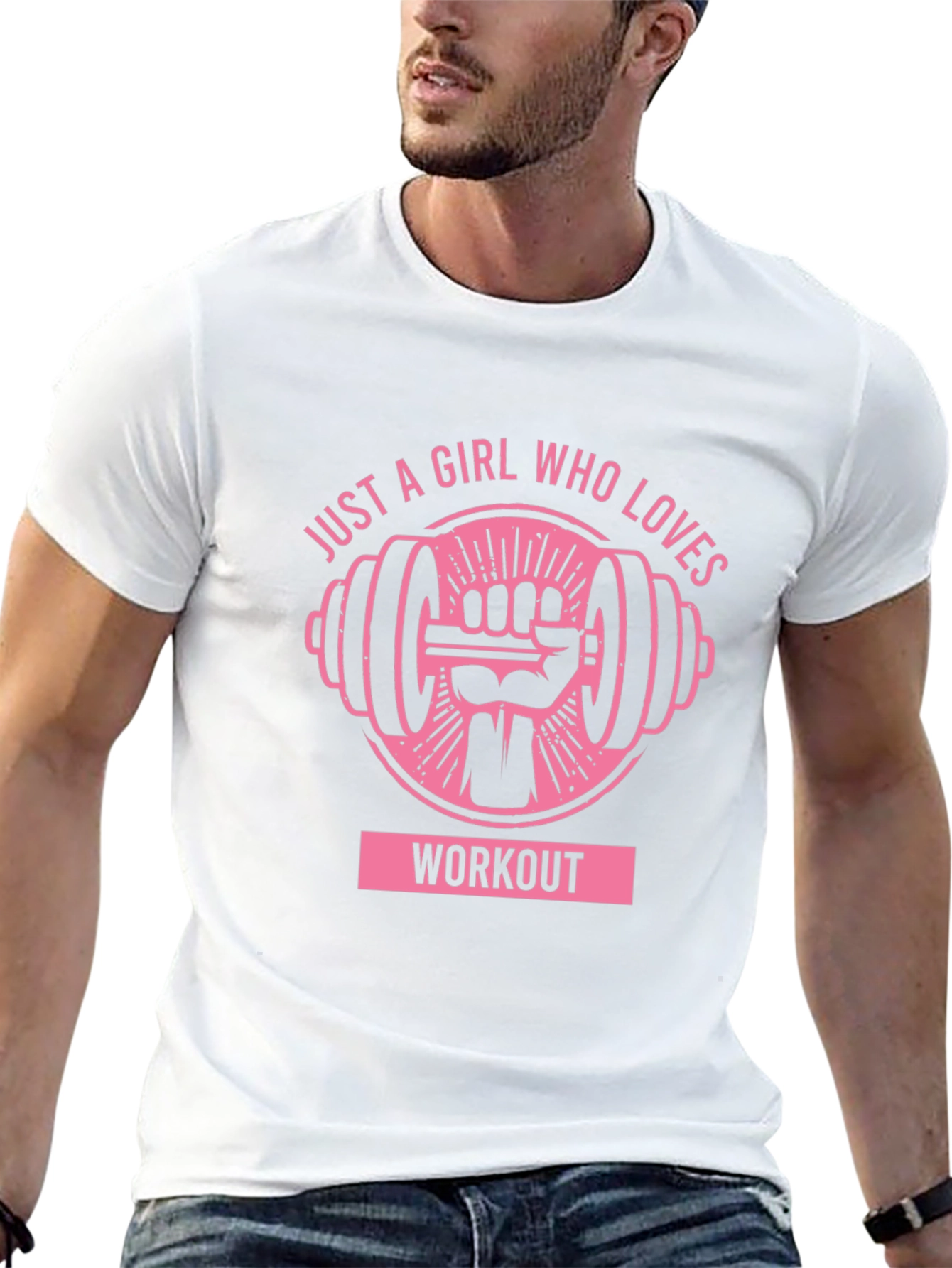 Workout Girl T-Shirt - Fitness Lover Gift