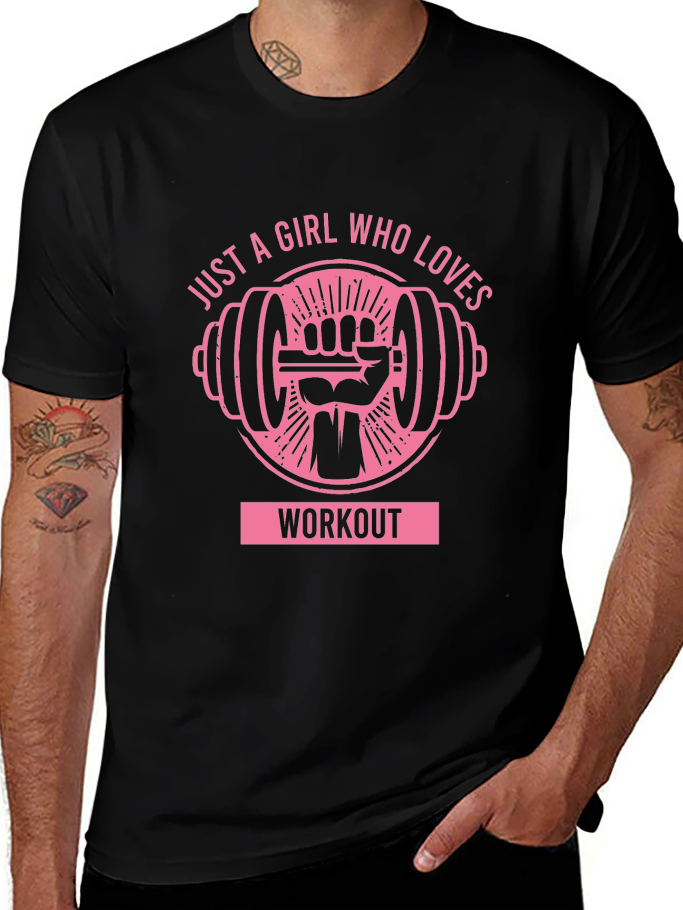 Workout Girl T-Shirt - Fitness Lover Gift