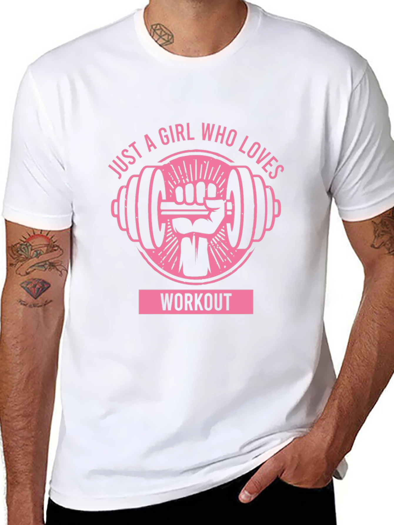 Workout Girl T-Shirt - Fitness Lover Gift