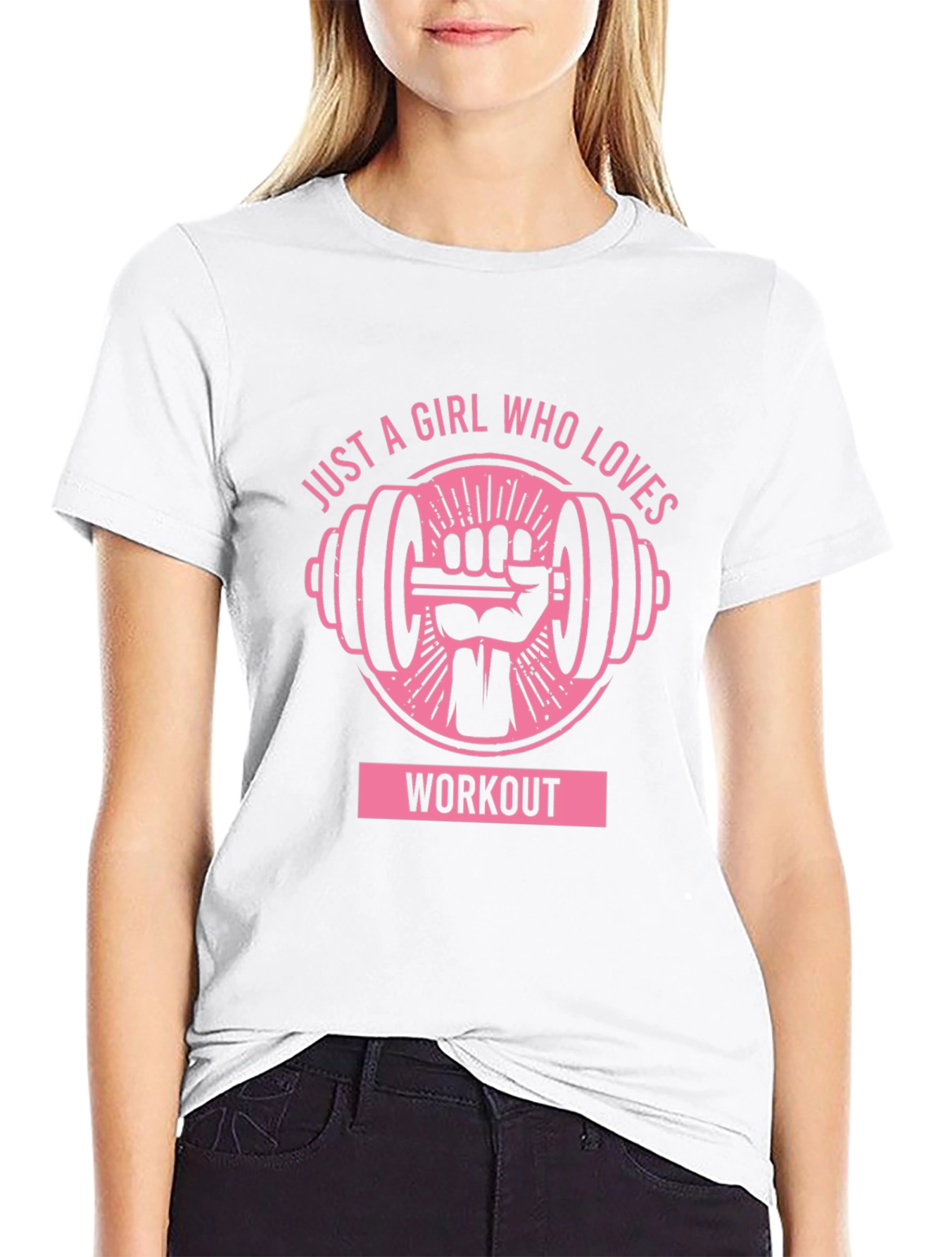 Workout Girl T-Shirt - Fitness Lover Gift