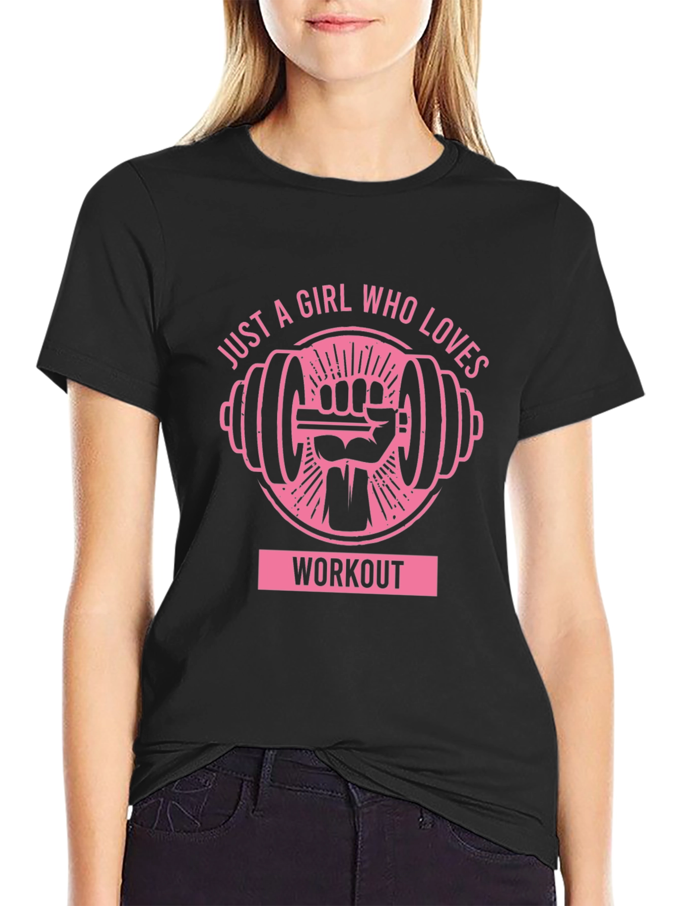 Workout Girl T-Shirt - Fitness Lover Gift