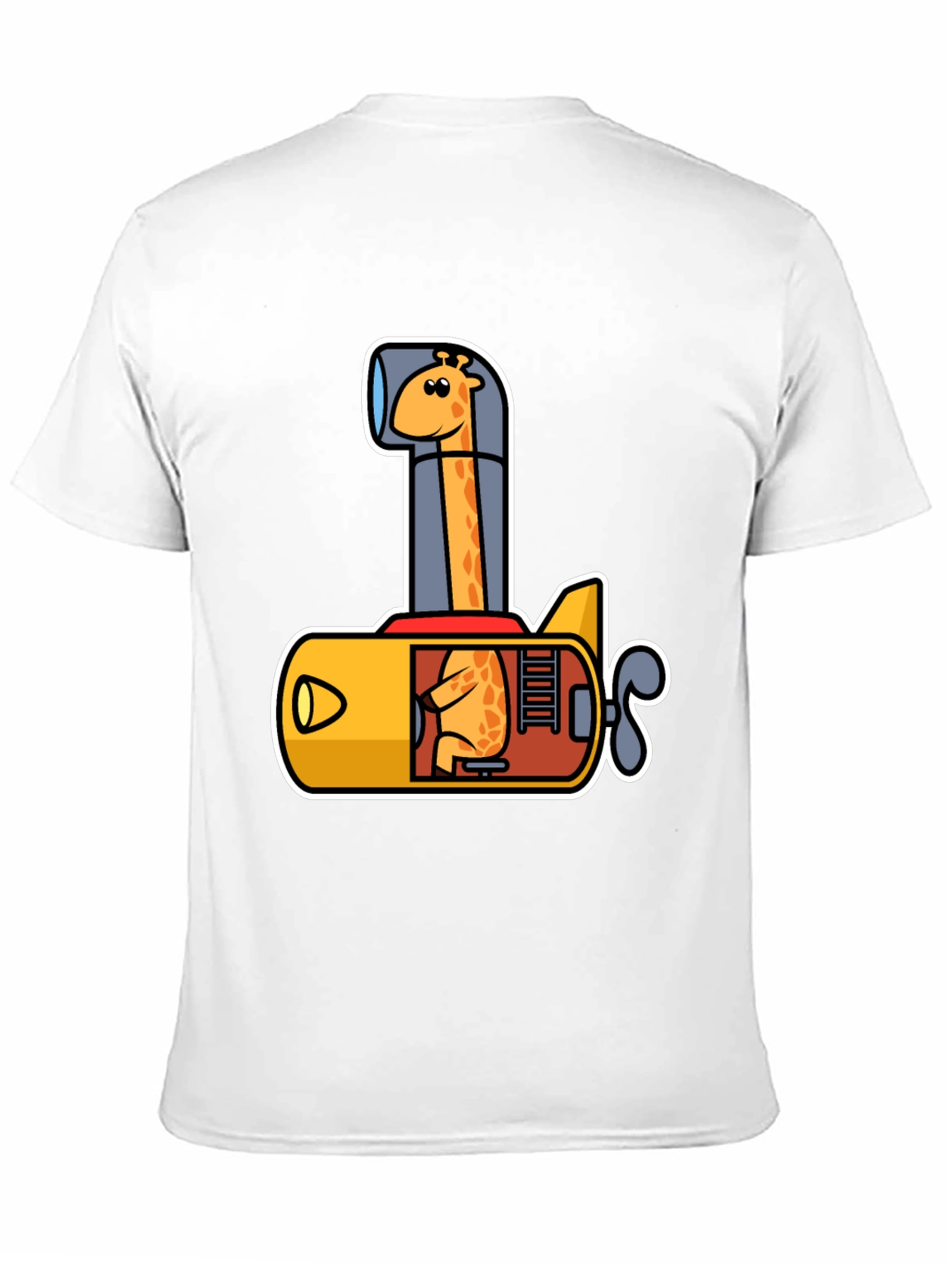 Giraffe Submarine Graphic Tee - Fun & Unique Design