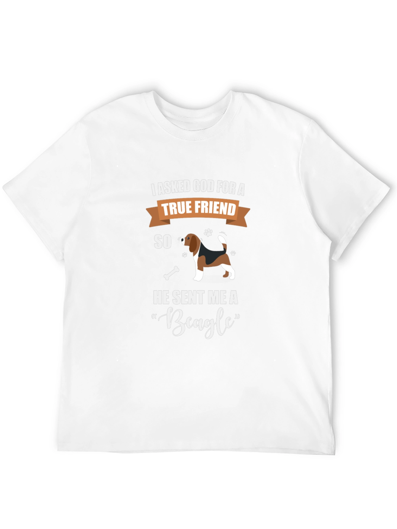 Beagle True Friend Graphic T-Shirt