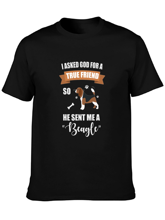 Beagle True Friend Graphic T-Shirt