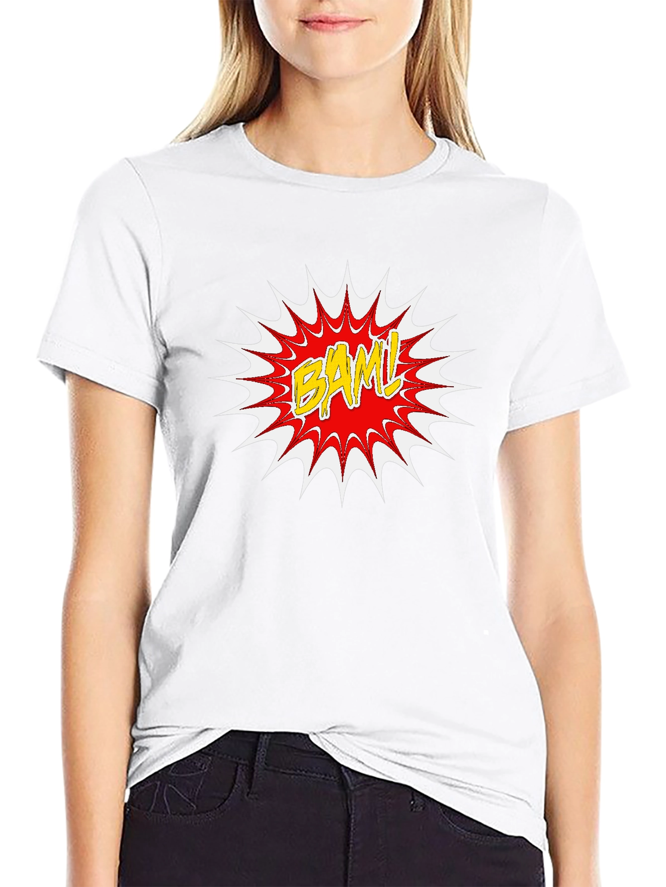 BAML! Graphic Print Black T-Shirt