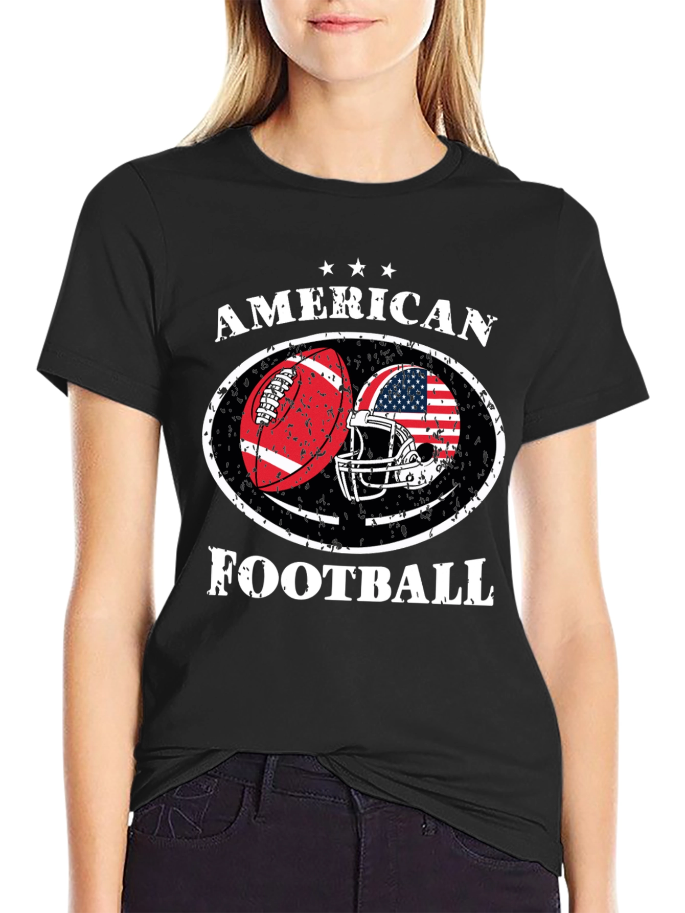 American Football Patriotic T-Shirt