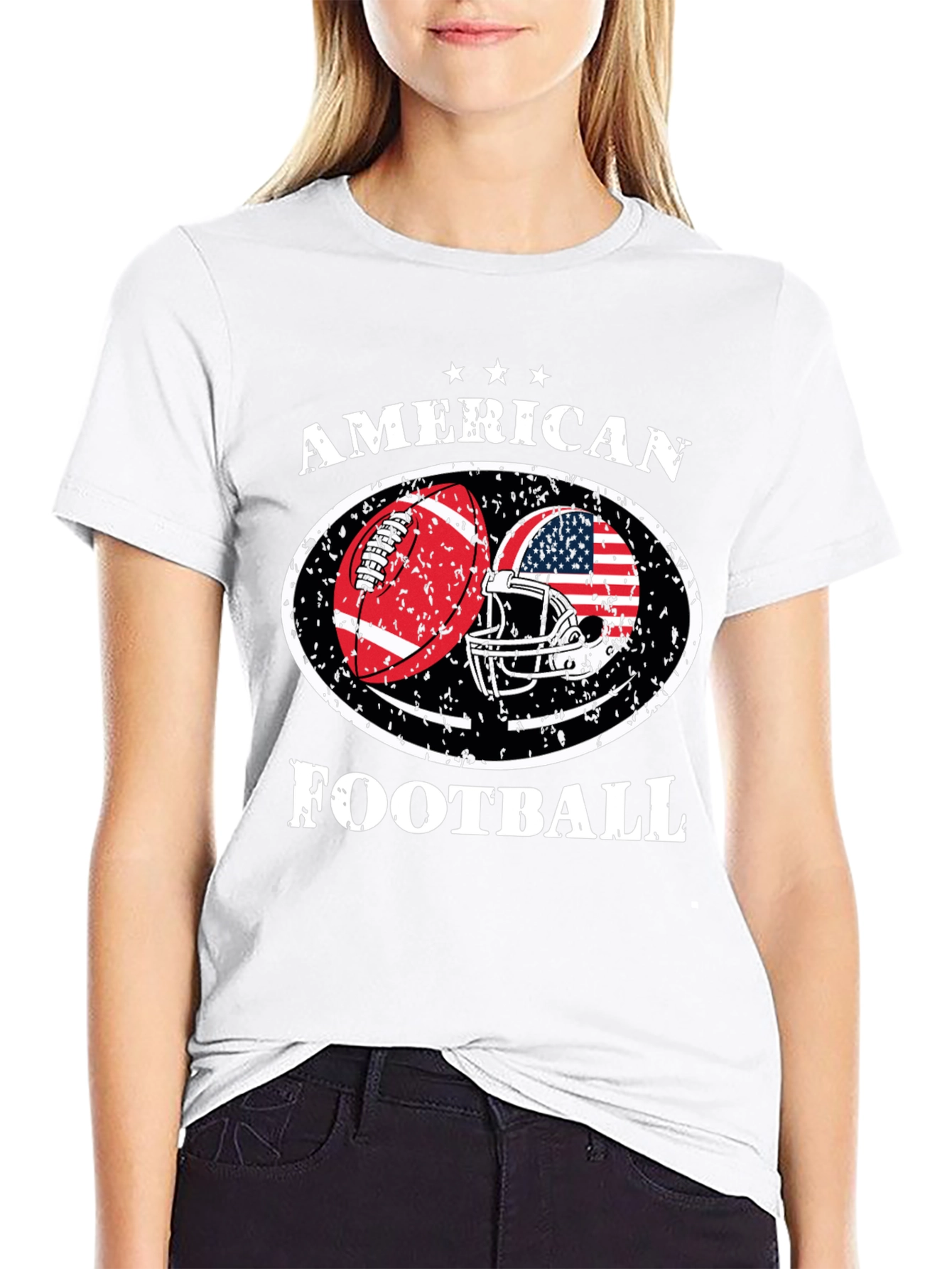 American Football Patriotic T-Shirt