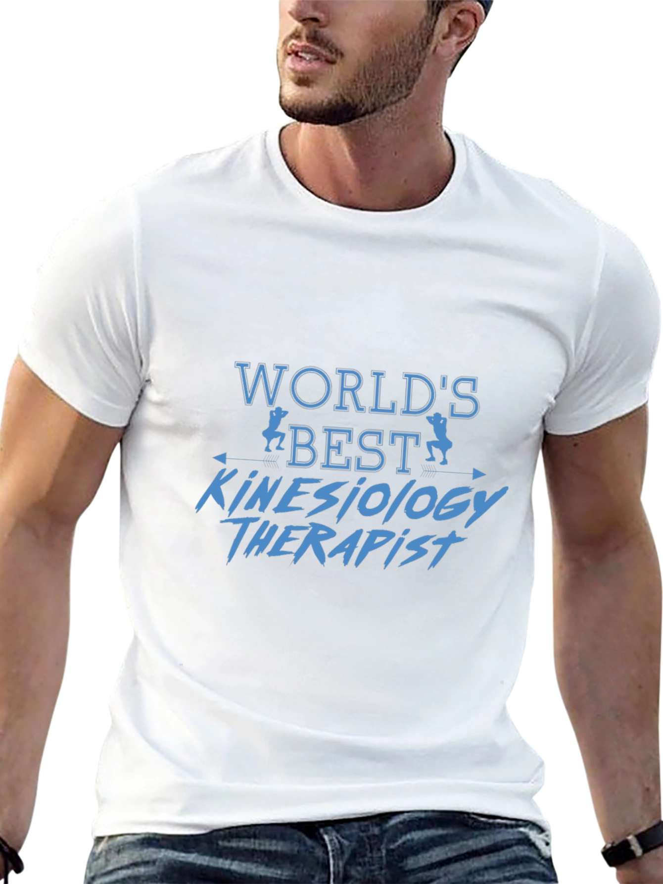 Worlds Best Kinesiology Therapist Black T-Shirt