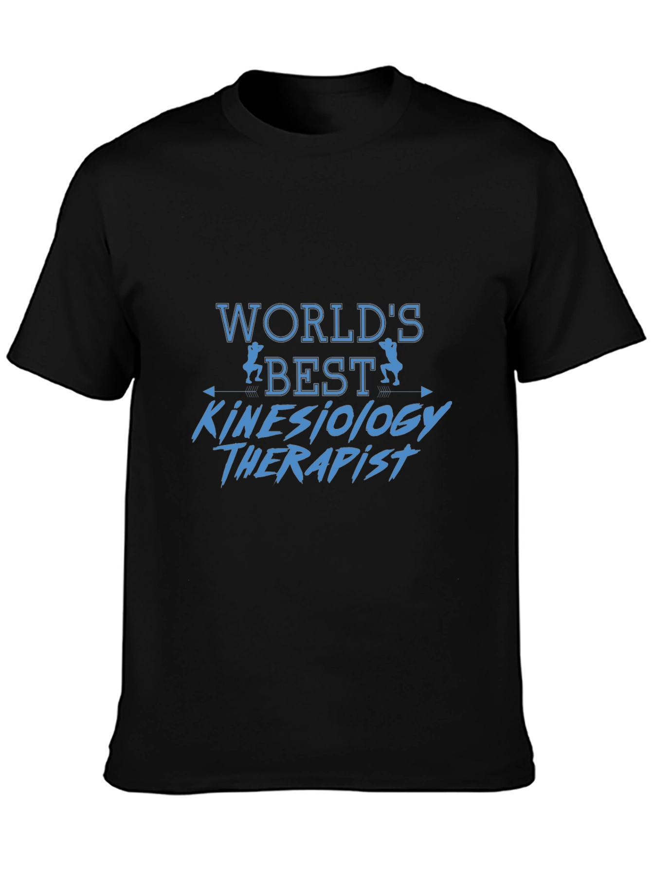 Worlds Best Kinesiology Therapist Black T-Shirt