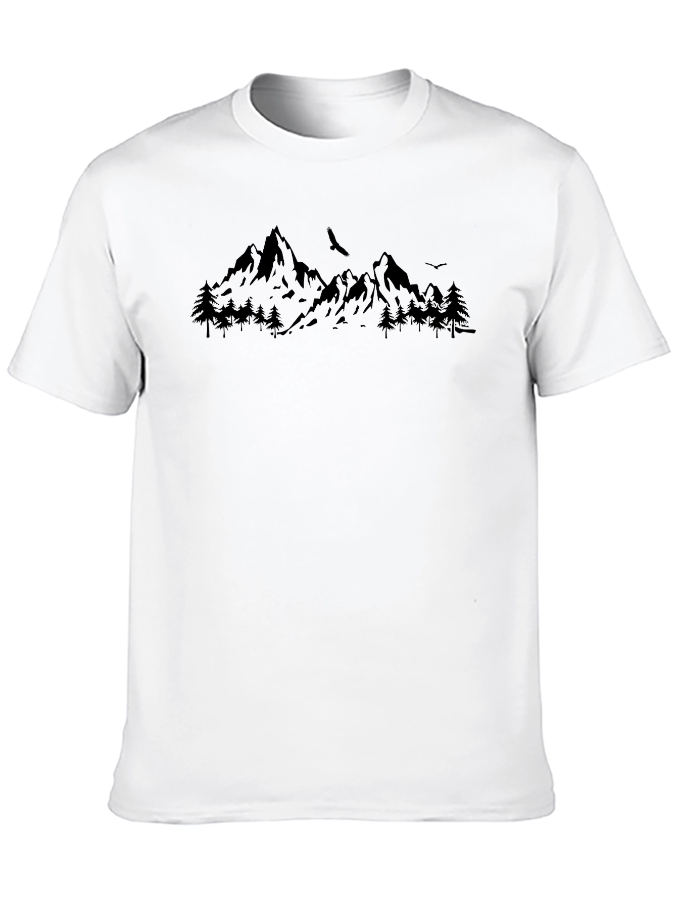 Mountain Graphic Black T-Shirt