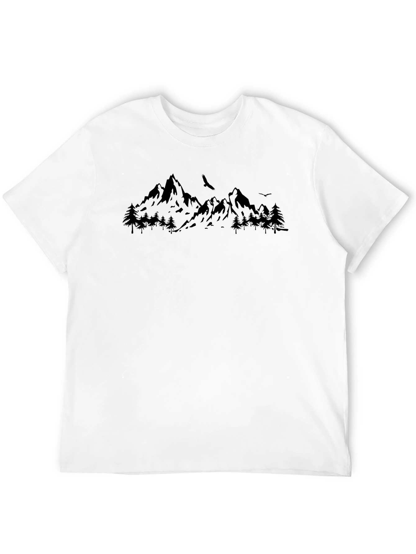 Mountain Graphic Black T-Shirt