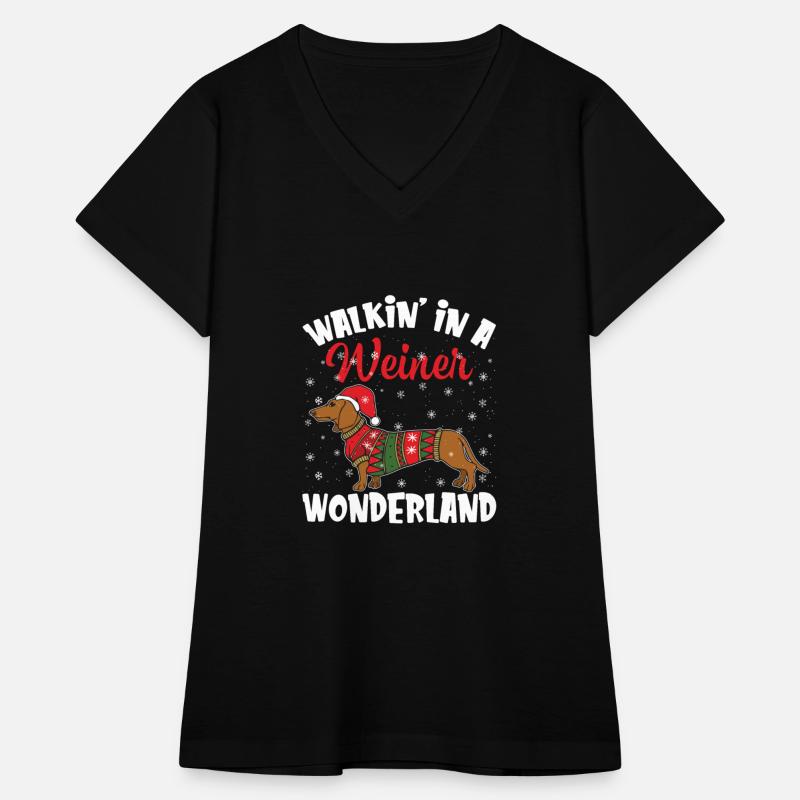 Walkin In A Weiner Wonderland Funny Dachshund