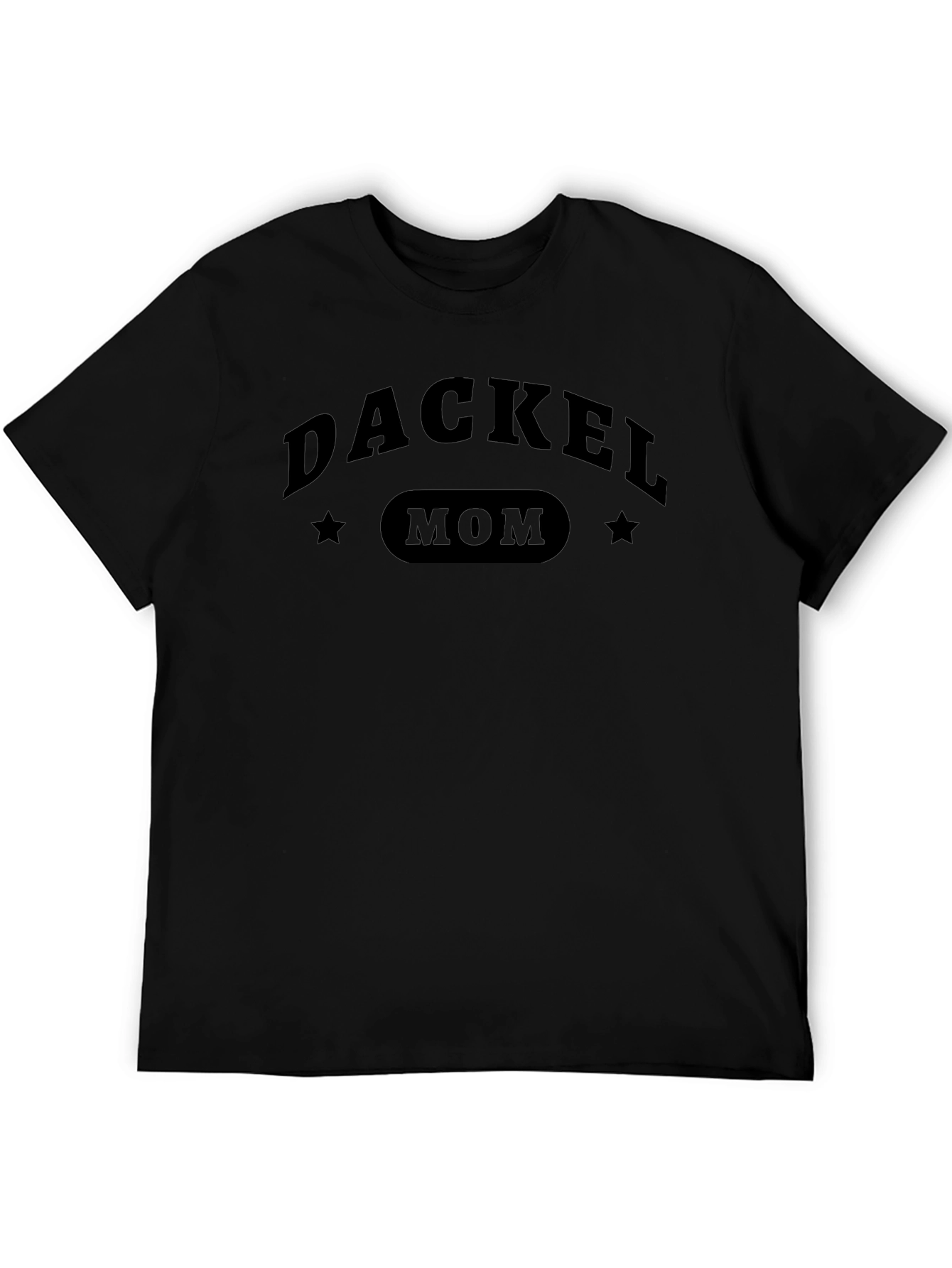 Dackel Mom T-Shirt - Black Graphic Tee