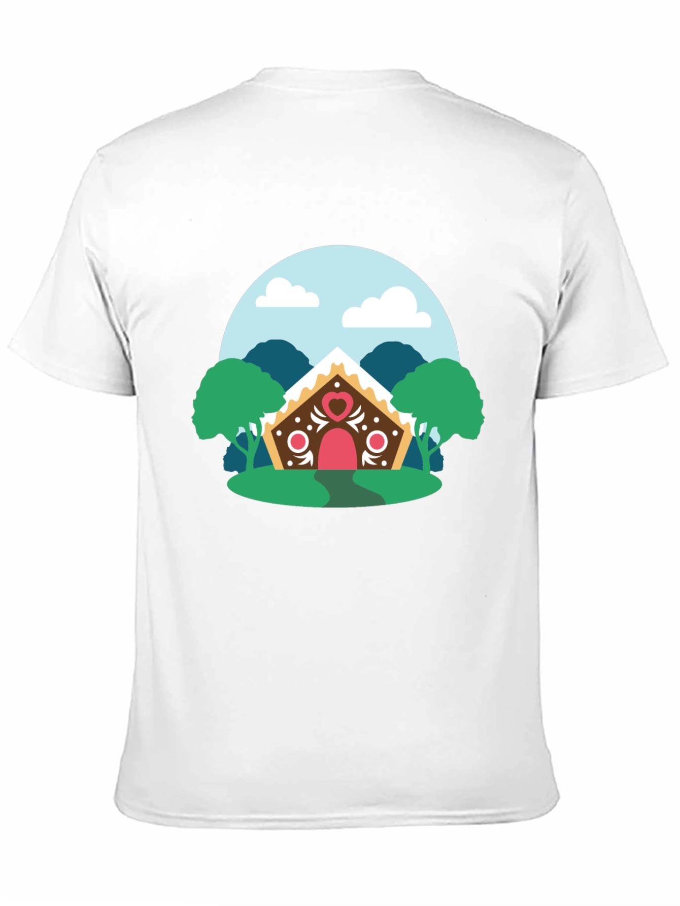 Gingerbread House Graphic Tee - Cozy & Stylish