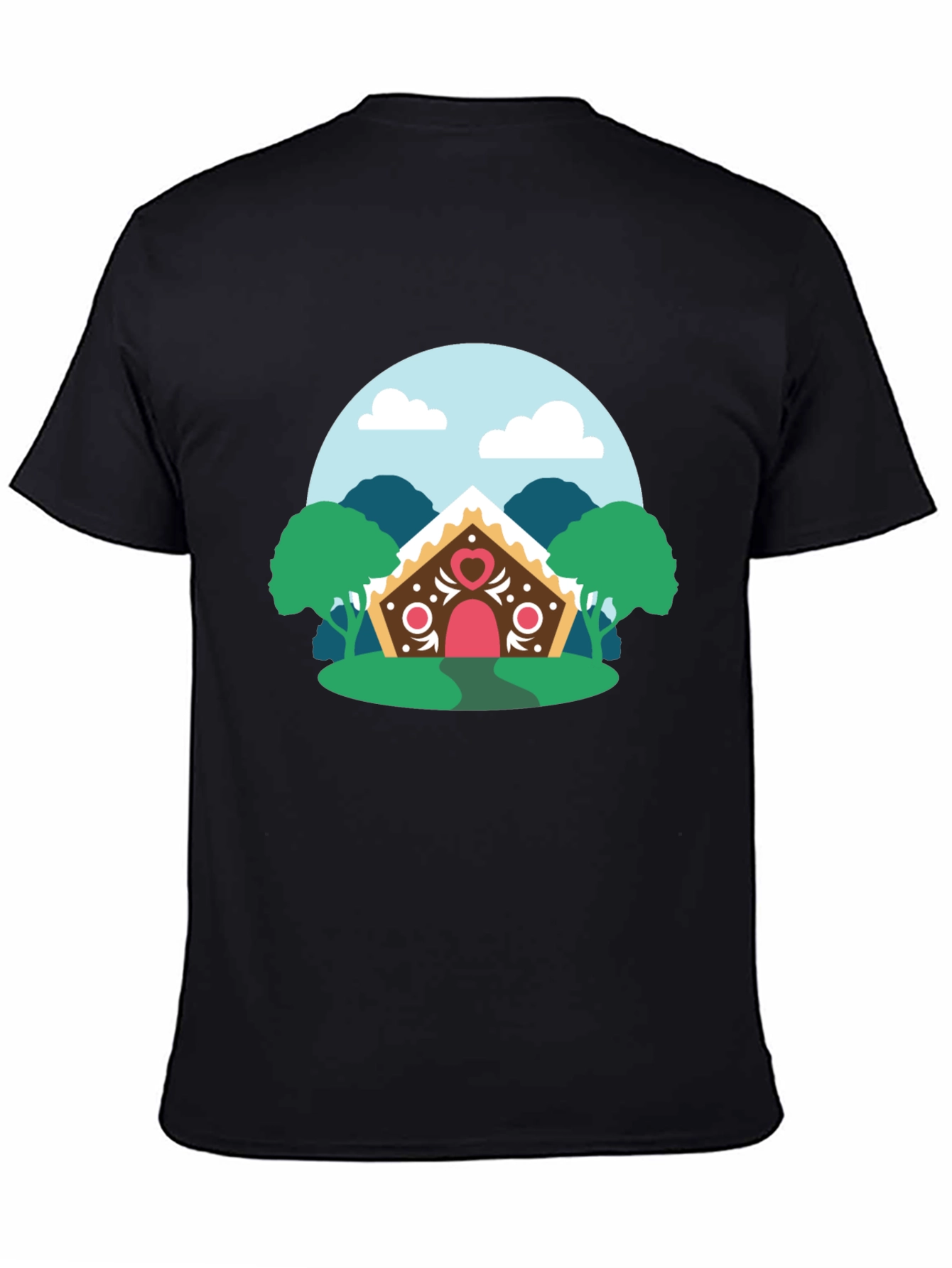 Gingerbread House Graphic Tee - Cozy & Stylish