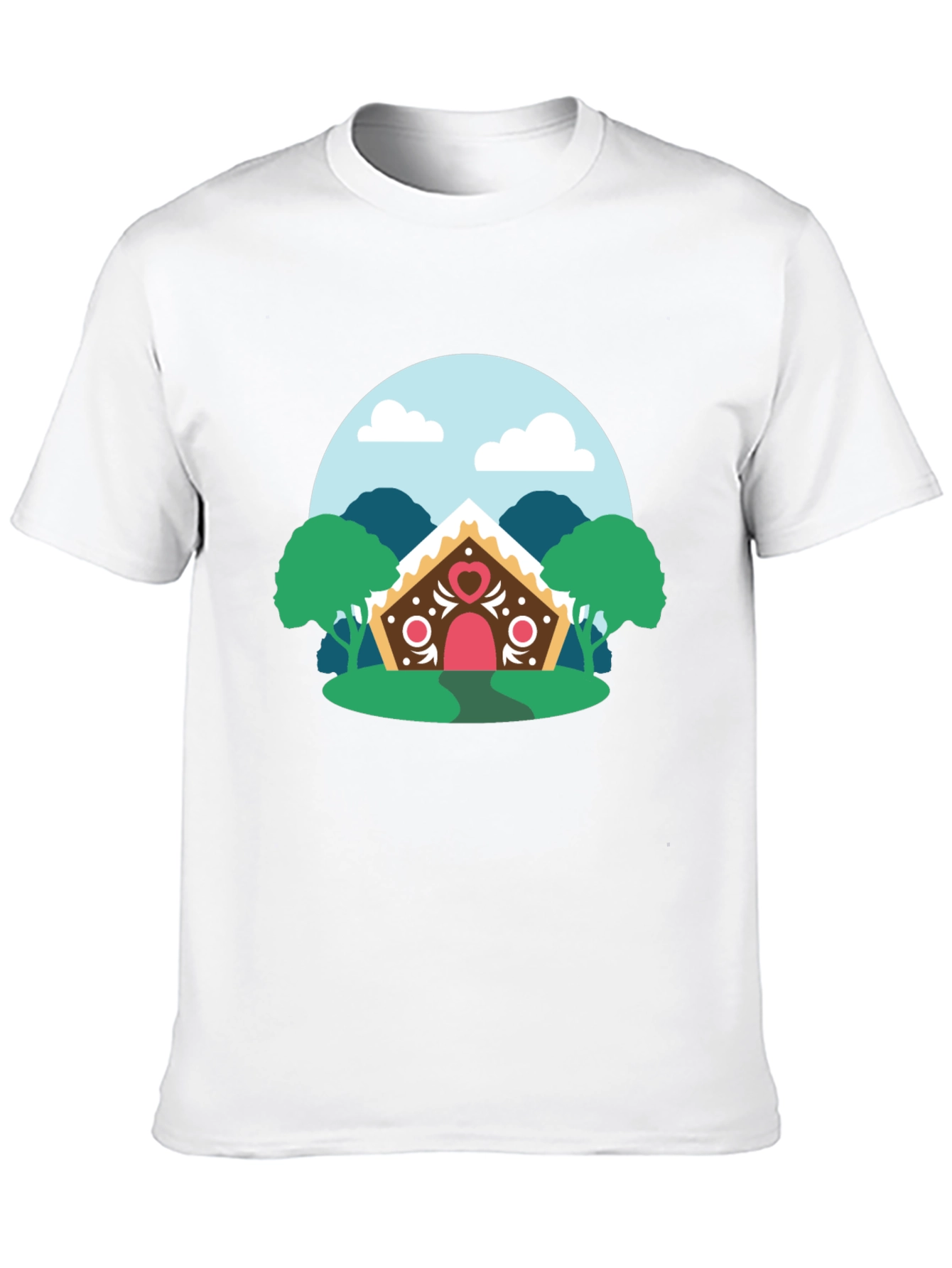 Gingerbread House Graphic Tee - Cozy & Stylish