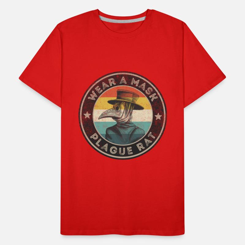 Wear A Mask Plague Doctor Vintage Retro
