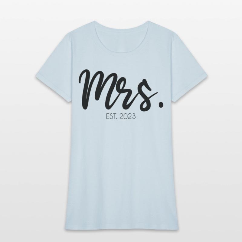 Wedding Mrs Est 2023 Bridal Bride