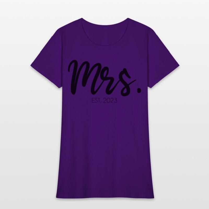 Wedding Mrs Est 2023 Bridal Bride