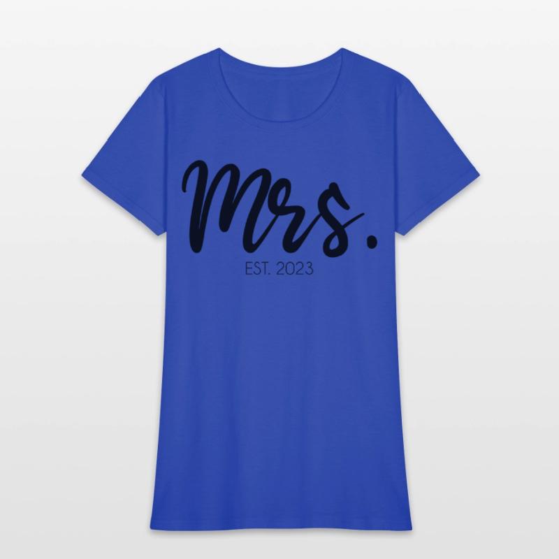 Wedding Mrs Est 2023 Bridal Bride