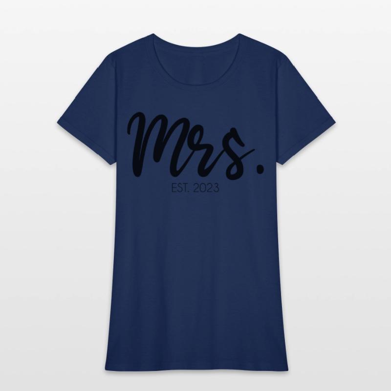 Wedding Mrs Est 2023 Bridal Bride