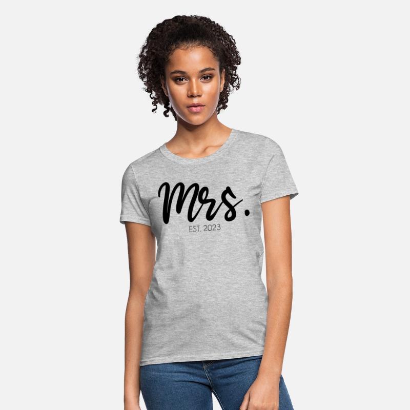 Wedding Mrs Est 2023 Bridal Bride