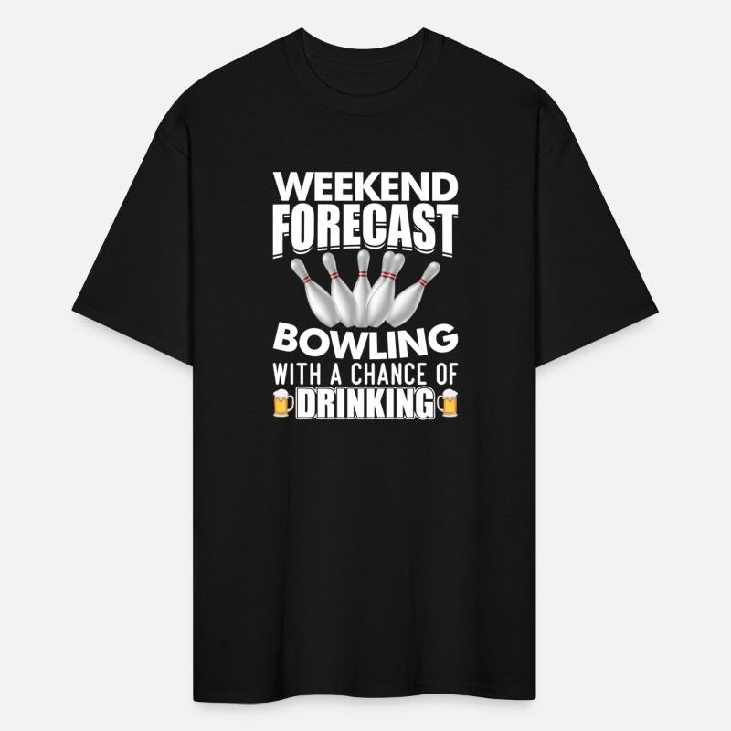 Weekend forecast bowling with a chance of Drinking
