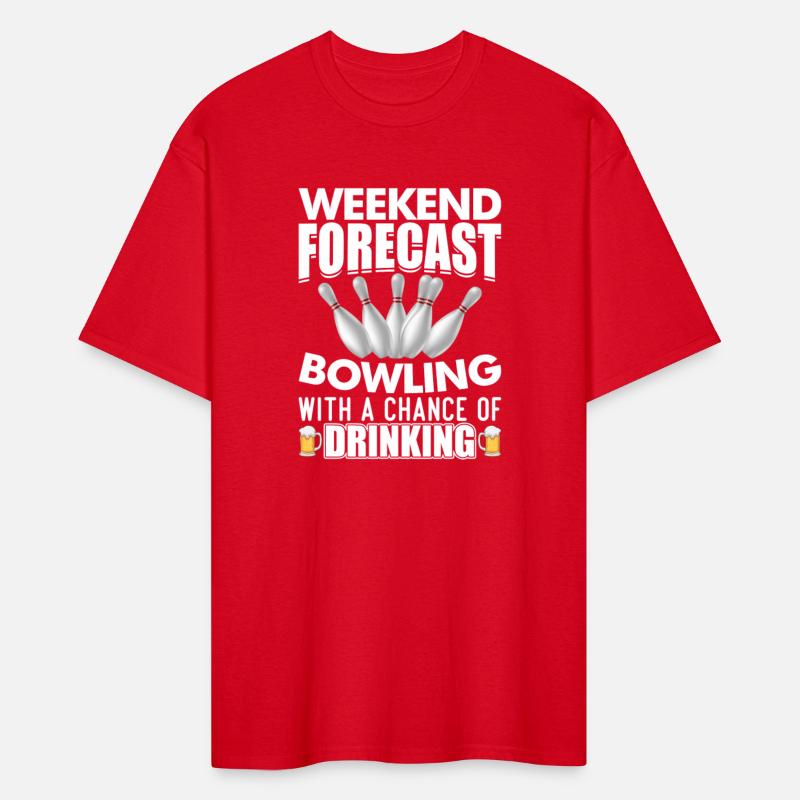 Weekend forecast bowling with a chance of Drinking