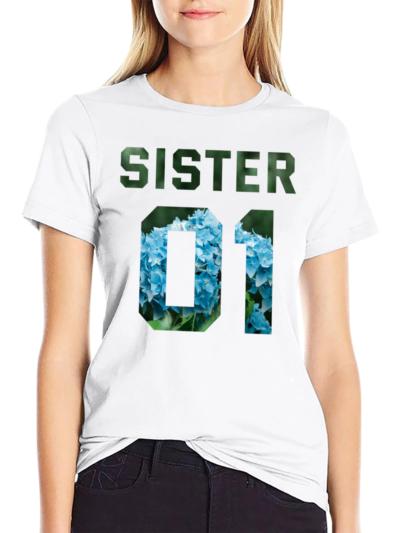 Sister 01 Floral Graphic T-Shirt
