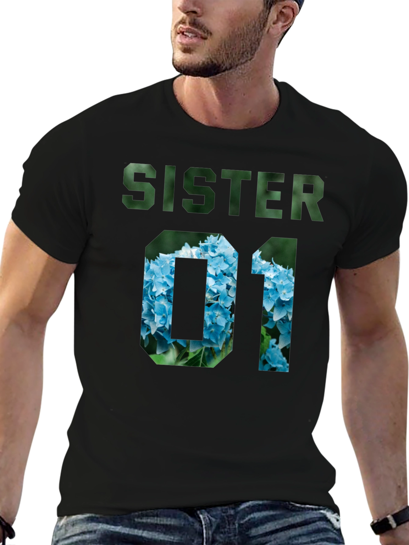 Sister 01 Floral Graphic T-Shirt