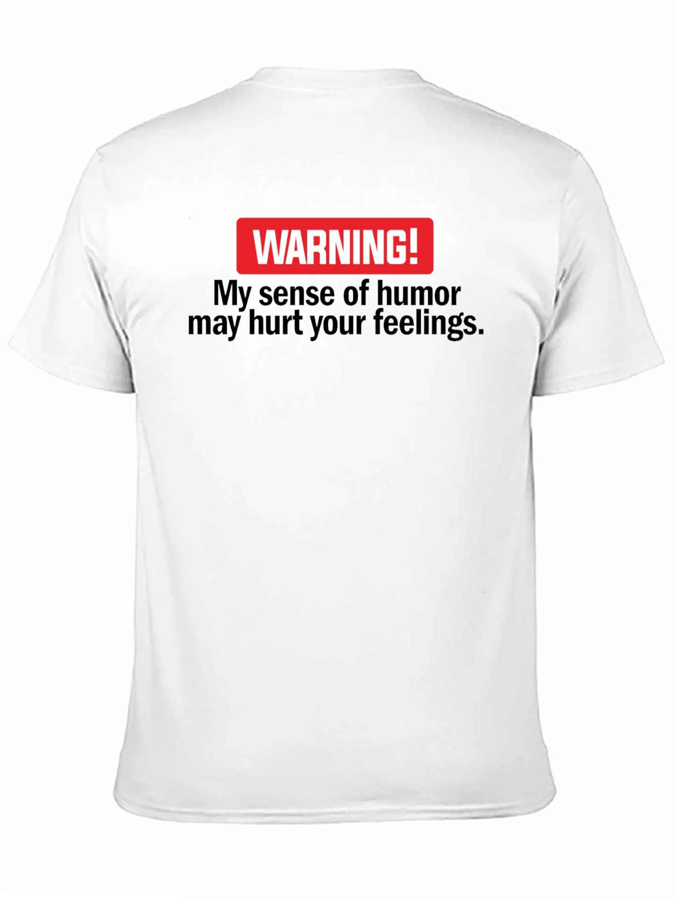 Warning! My Sense Of Humor Black T-Shirt