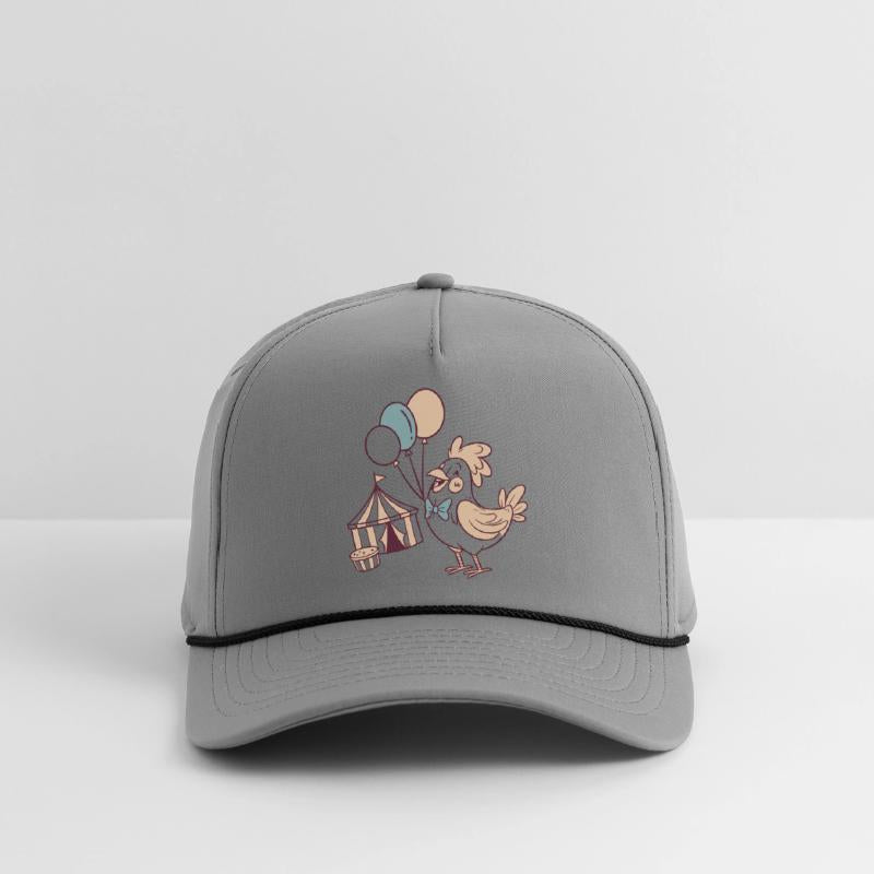 Whimsical Party Bird with Balloons