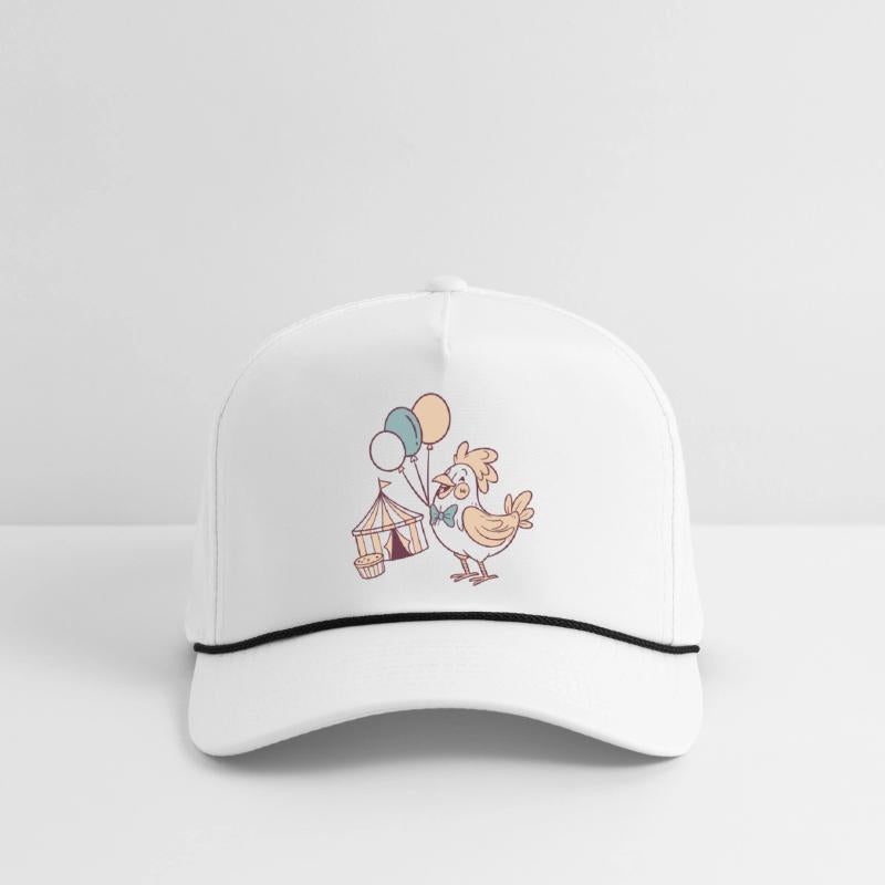 Whimsical Party Bird with Balloons