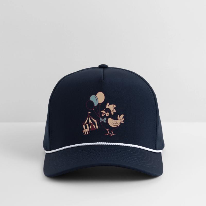 Whimsical Party Bird with Balloons