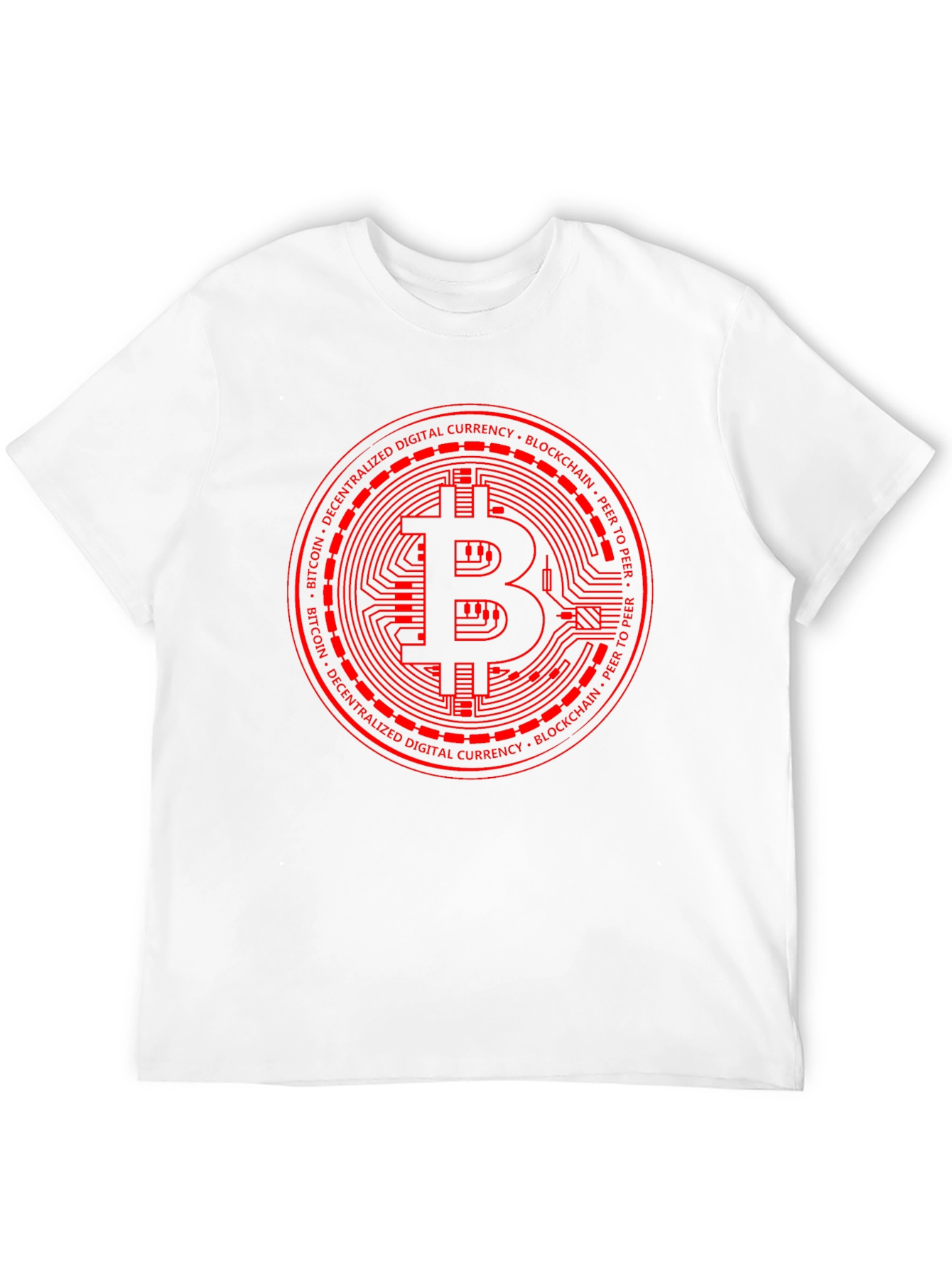 Bitcoin Blockchain Graphic Tee - Black